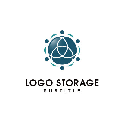 「幾何学的」な形状をモチーフにデザインしたロゴ