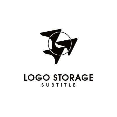 「幾何学的」な形状をモチーフにデザインしたロゴ