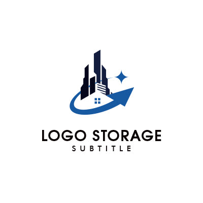 「建物」をモチーフにデザインしたロゴ