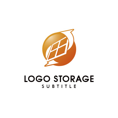 「窓」「矢印」「太陽」をモチーフにデザインしたロゴ