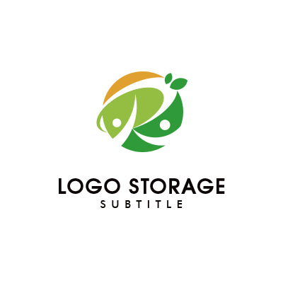 アルファベットの「R」「人」をモチーフにデザインしたロゴ