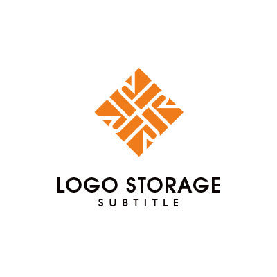 アルファベットの「R」をモチーフにデザインしたロゴ