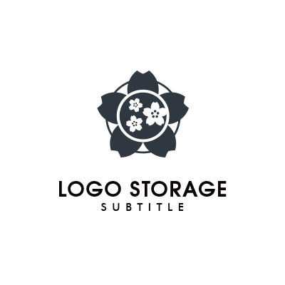 「桜」をモチーフにデザインしたロゴ