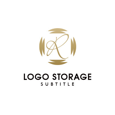 アルファベットの「R」をモチーフにデザインしたロゴ