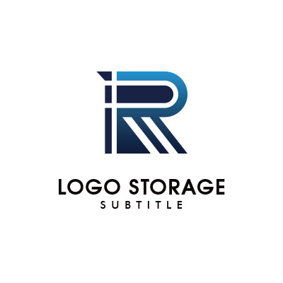 アルファベットの「R」をモチーフにデザインしたロゴ