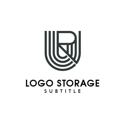 アルファベットの「R」「U」をモチーフにデザインしたロゴ