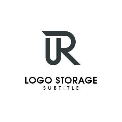 アルファベットの「R」をモチーフにデザインしたロゴ