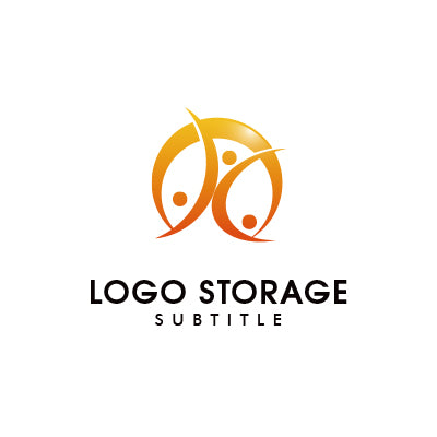 「人」をモチーフにデザインしたロゴ