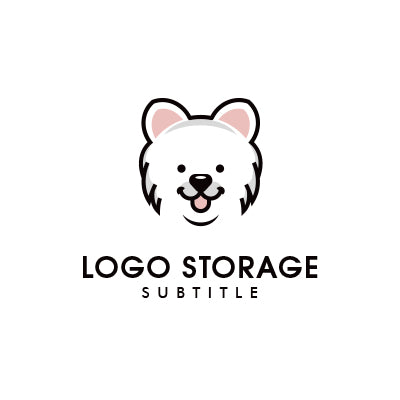 「犬」をモチーフにデザインしたロゴ