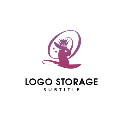 アルファベットの「L」「ウサギ」「王冠」をモチーフにデザインしたロゴ