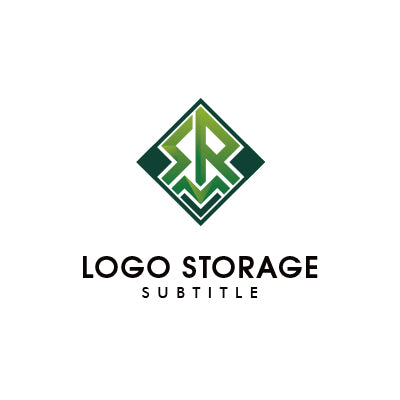 アルファベットの「S」「R」をモチーフにデザインしたロゴ