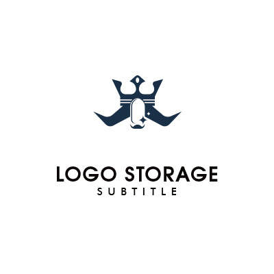 「王冠」「ネイル」をモチーフにデザインしたロゴ