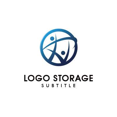 「人」をモチーフにデザインしたロゴ