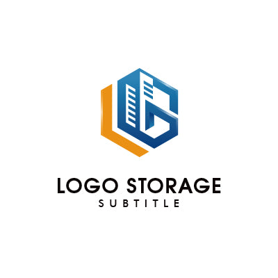 アルファベットの「L」「G」「建物」をモチーフにデザインしたロゴ