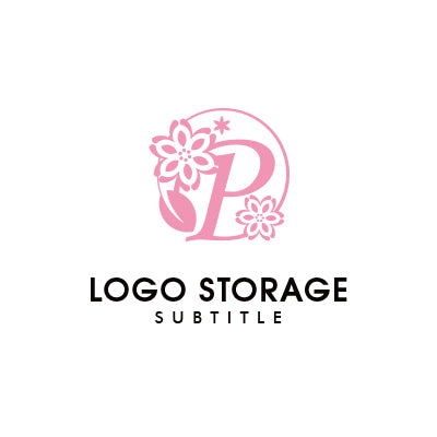 アルファベットの「P」「自然」をモチーフにデザインしたロゴ