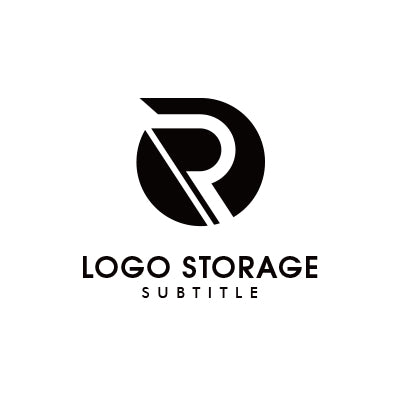 アルファベットの「R」をモチーフにデザインしたロゴ