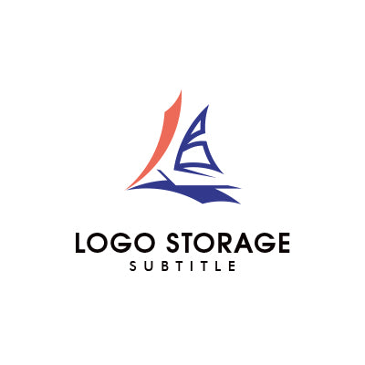 「ヨット」「海」をモチーフにデザインしたロゴ