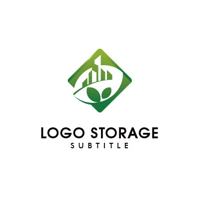 「建物」「自然」をモチーフにデザインしたロゴ