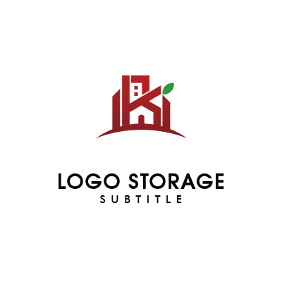 アルファベットの「K」「建物」をモチーフにデザインしたロゴ