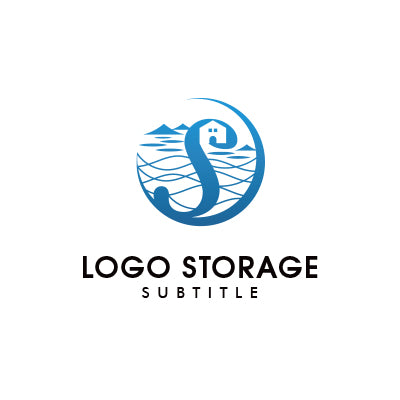 アルファベットの「S」「海」「島」をモチーフにデザインしたロゴ