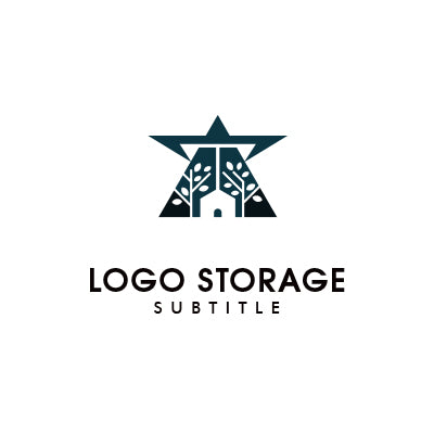 「建物」「自然」をモチーフにデザインしたロゴ