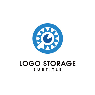 「工具」「虫眼鏡」をモチーフにデザインしたロゴ