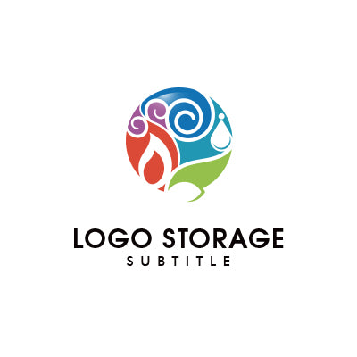 「自然」「地球」をモチーフにデザインしたロゴ