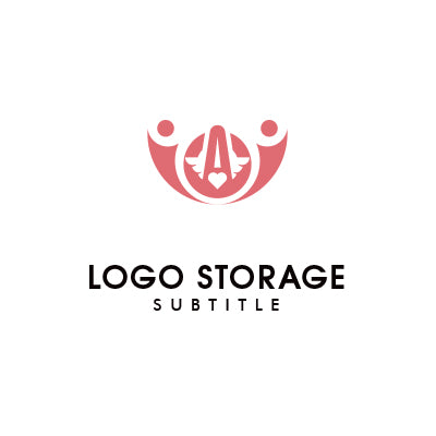 アルファベットの「A」「人」「羽」をモチーフにデザインしたロゴ