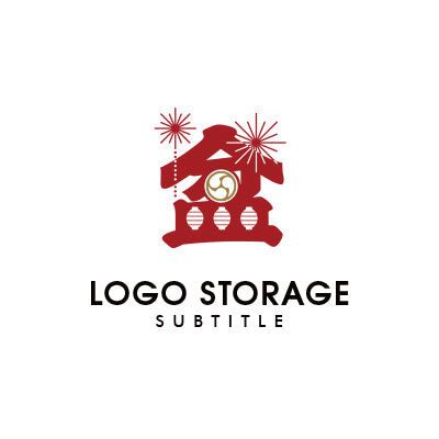 漢字の「盆」をモチーフにデザインしたロゴ