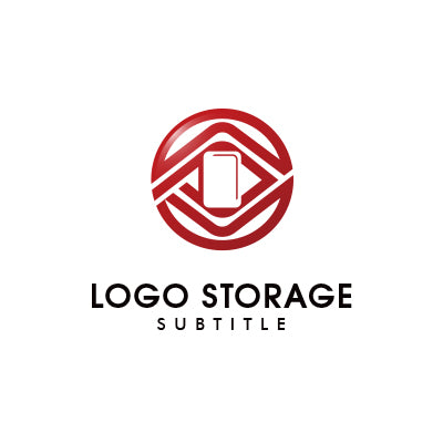 「スマートフォン」をモチーフにデザインしたロゴ