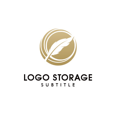 「羽」をモチーフにデザインしたロゴ