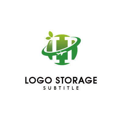 アルファベットの「H」「自然」をモチーフにデザインしたロゴ