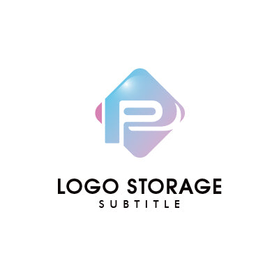 アルファベットの「P」をモチーフにデザインしたロゴ