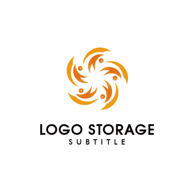 「人」をモチーフにデザインしたロゴ