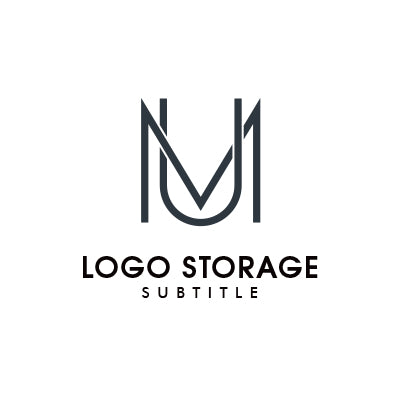 アルファベットの「M」「U」をモチーフにデザインしたロゴ