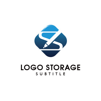 アルファベットの「S」「ペン」をモチーフにデザインしたロゴ