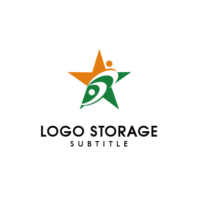 アルファベットの「S」「星」をモチーフにデザインしたロゴ