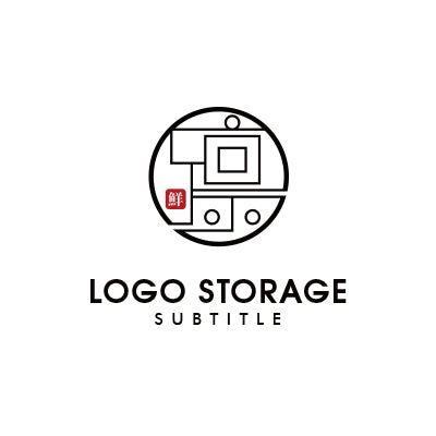 漢字の「凛」をモチーフにデザインしたロゴ