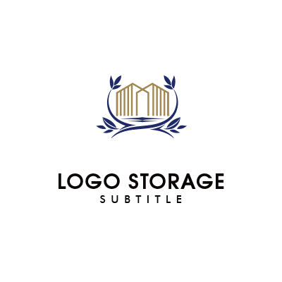 「建物」「自然」をモチーフにデザインしたロゴ