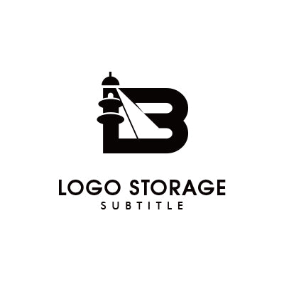 アルファベットの「B」「灯台」をモチーフにデザインしたロゴ