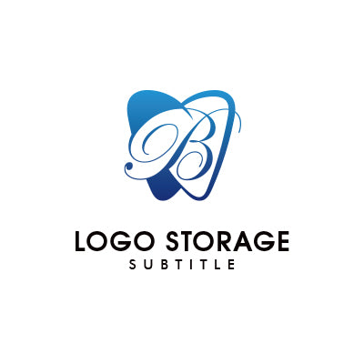 アルファベットの「B」「歯」をモチーフにデザインしたロゴ