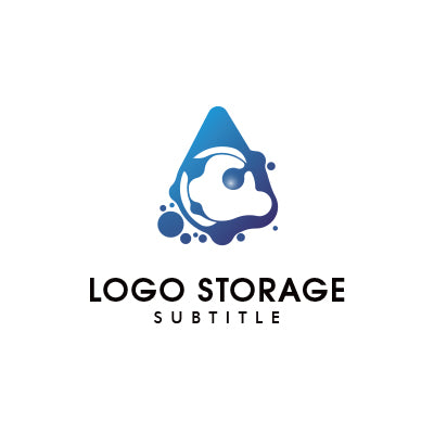 「自然」「水」をモチーフにデザインしたロゴ