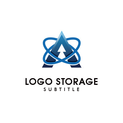 アルファベットの「A」をモチーフにデザインしたロゴ