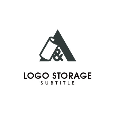 アルファベットの「A」「&」をモチーフにデザインしたロゴ