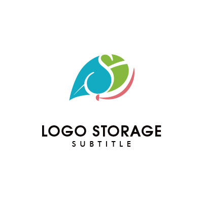 アルファベットの「S」「葉」「笑顔」をモチーフにデザインしたロゴ