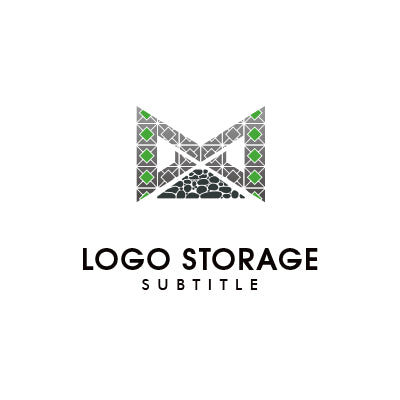 アルファベットの「M」「自然」をモチーフにデザインしたロゴ