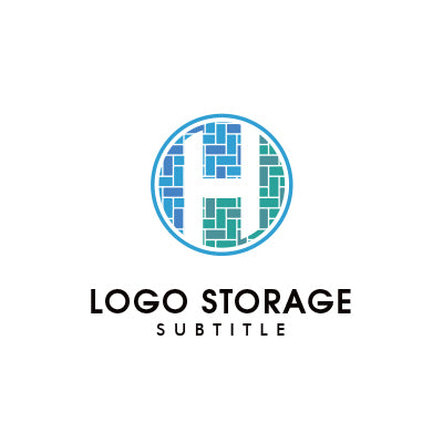 アルファベットの「H」「レンガ」をモチーフにデザインしたロゴ