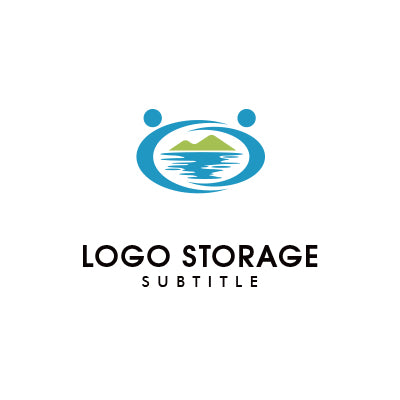 「自然」「人」をモチーフにデザインしたロゴ