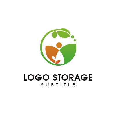 「自然」「人」をモチーフにデザインしたロゴ