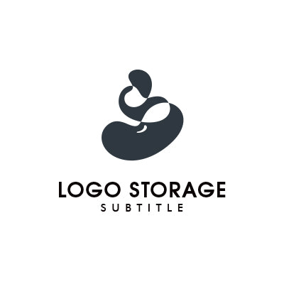 「石」をモチーフにデザインしたロゴ